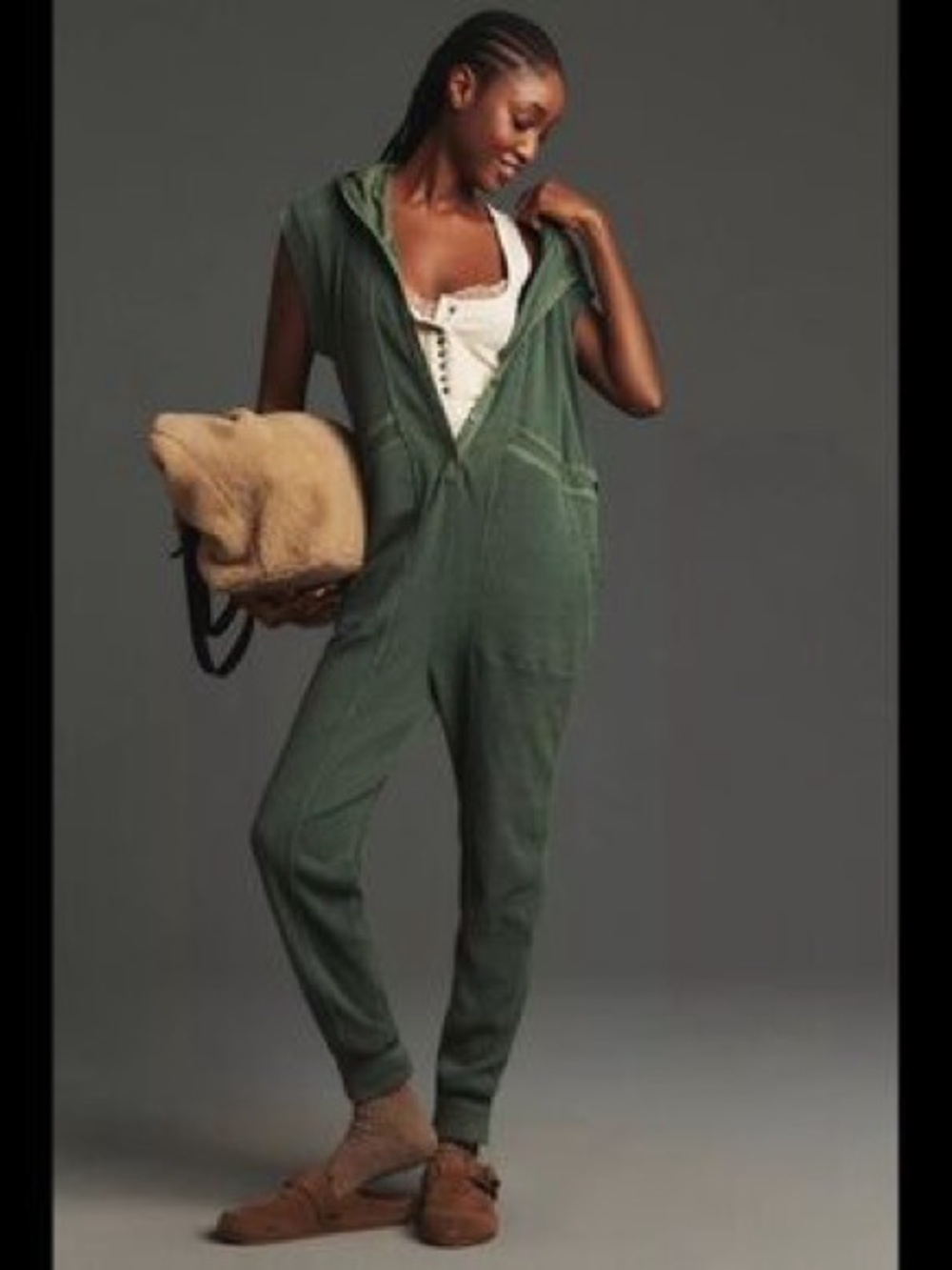Daily Practice Vapor waffle jumpsuit